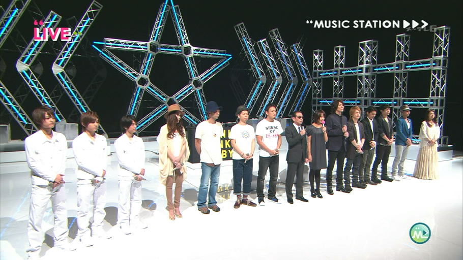 ‎2011/4/01 テレビ朝日 Music Station 3小時特別節目 出演名單!