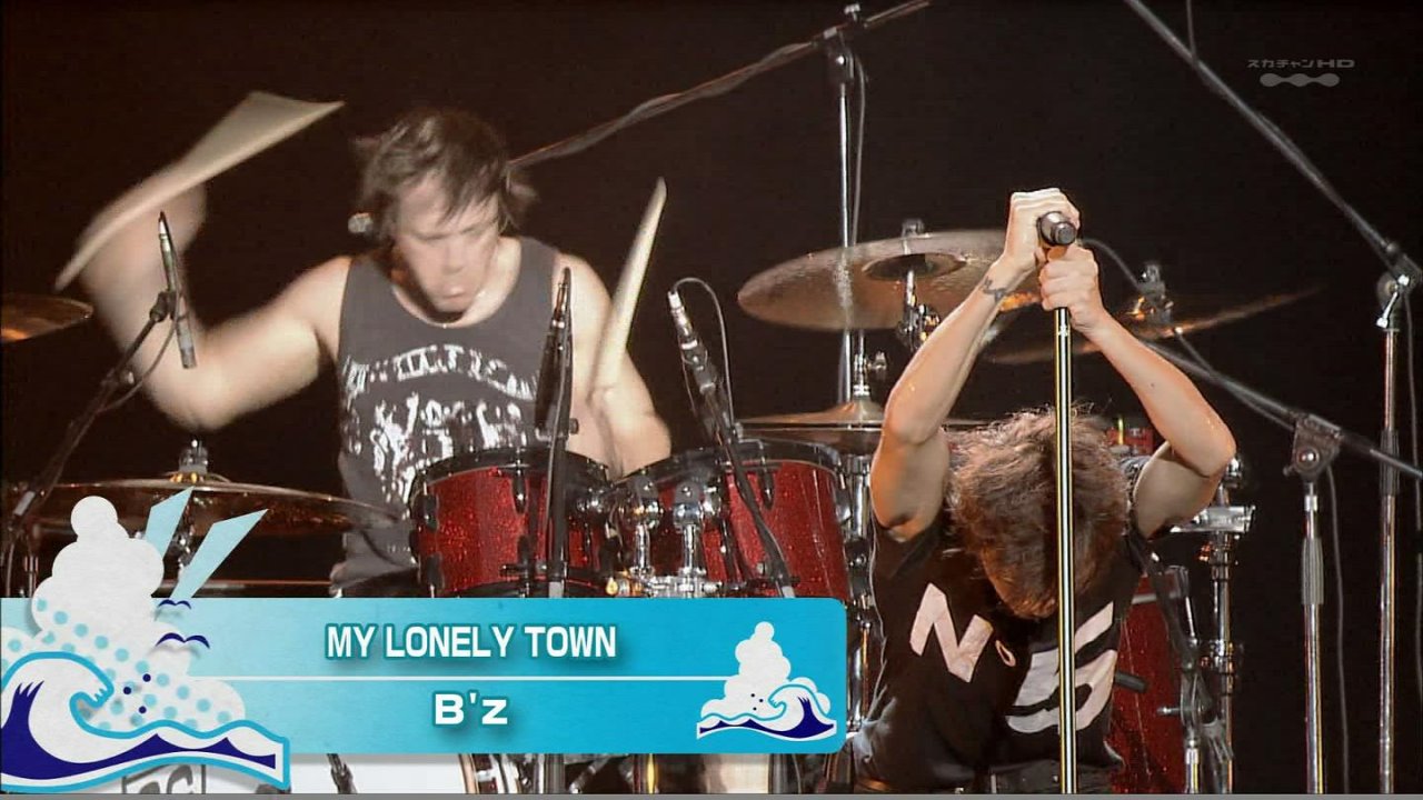 B’z – MY LONELY TOWN from Live in Summer Sonic 09